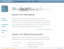 Tablet Screenshot of e-media-management.com